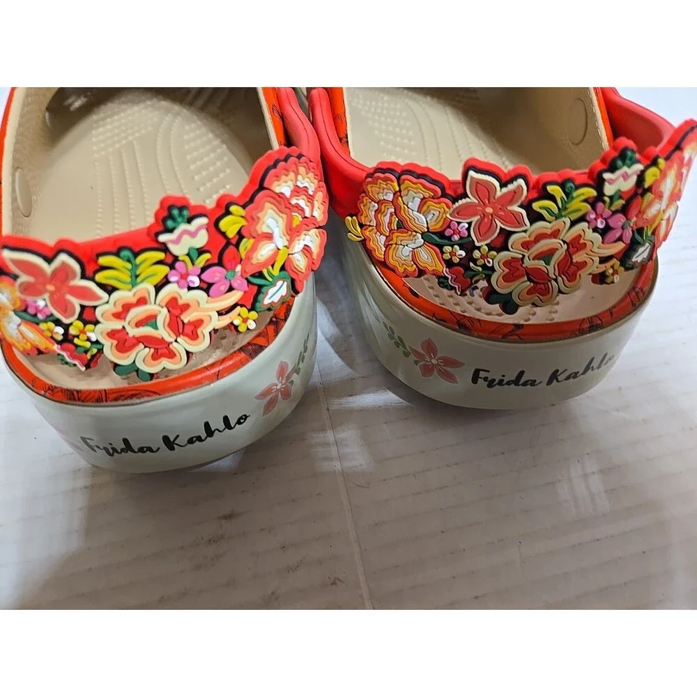 Crocs Frida Kahlo Classic Clog Slip On  Mens 10 / Womens 12 , New No Box  Custom